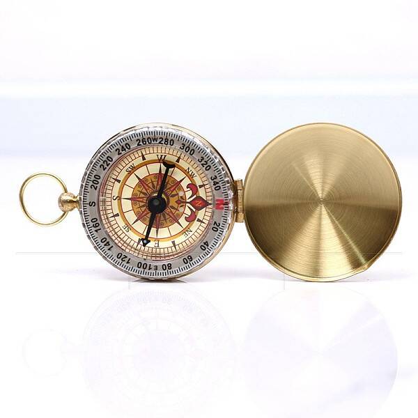 Brass Luminous Compass