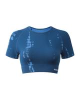 AUROLA Serpent Snake Seamless Workout T-Shirts for Women,Short Sleeve Crop Top Gym Yoga Athletic Shirts Tee Compression Stret...