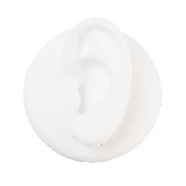 Left Soft Silicone Ear Displays Mould