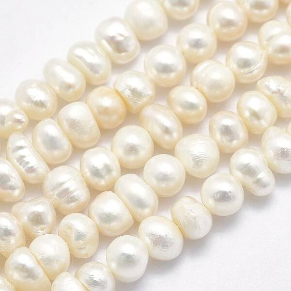 Natural Cultured Freshwater Pearl Beads Strands