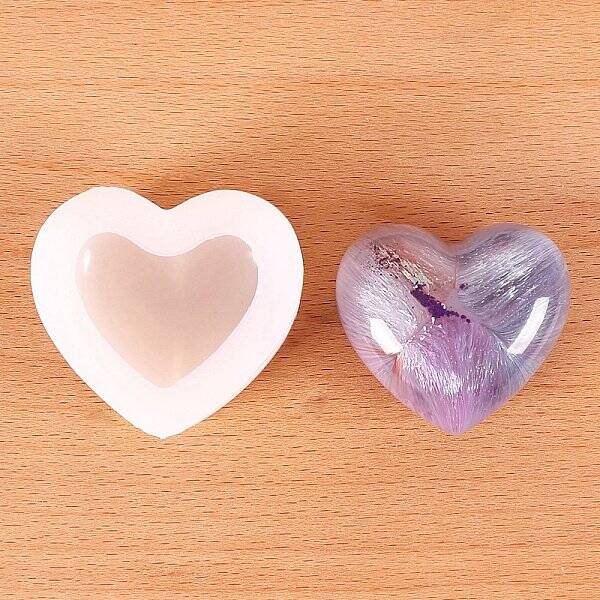 Heart DIY Food Grade Silicone Pendant Molds