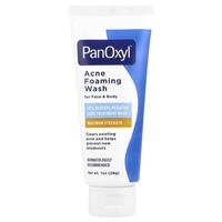 PanOxyl Acne Foaming Wash, For Face & Body, Maximum Strength, 1 oz (28 g)