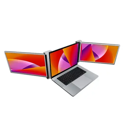 Triple Portable Laptop Monitor | Screen Extender | On-the-Go Ultra-Wide Display Solution