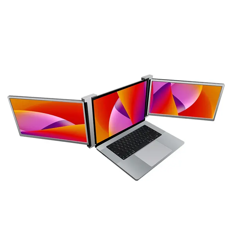 Triple Portable Laptop Monitor | Screen Extender | On-the-Go Ultra-Wide Display Solution