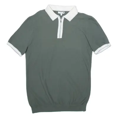 REISS Mens Polo Shirt Green S