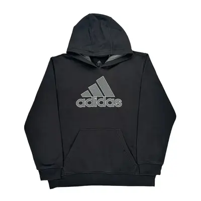 Adidas Hoodie - XL Black Cotton Blend