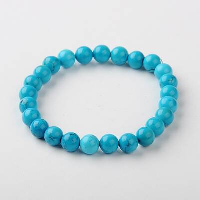 Natural Howlite Beads Bracelets