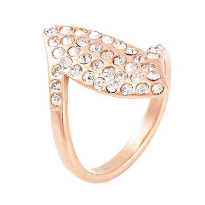 304 Stainless Steel Horse Eye Finger Ring for Women