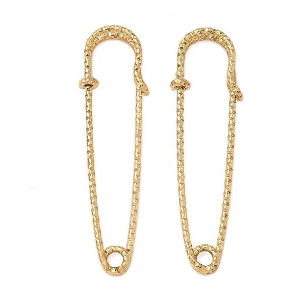 304 Stainless Steel Safety Pins Brooch Findings