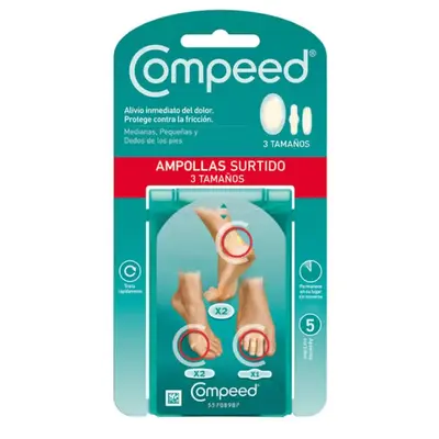 Cerotti Compeed per vesciche miste 5 unitĂ