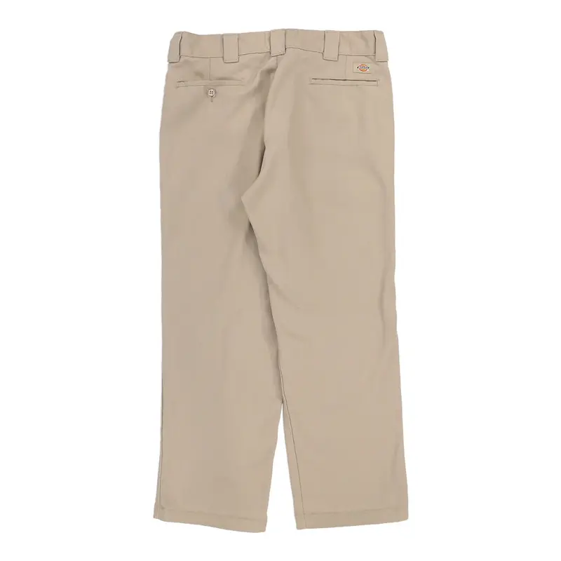 Dickies Trousers - 37W 29L Beige Cotton Blend