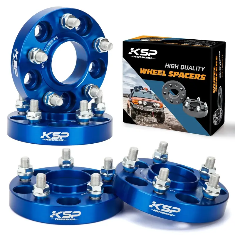 KSP Performance 5x4.5 Wheel Spacers for Nissan 350Z 370Z Altima Sentra, Blue