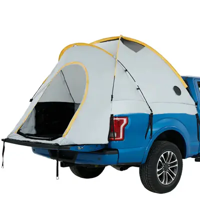 Garvee Truck Bed Tent - Waterproof Pickup Truck Tent for 6.5-8ft Long Bed Trucks, Easy Setup with Fiberglass Poles, UPF 50+ &...