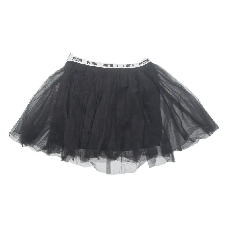 PUMA Womens Tutu Skirt Black Short UK 14