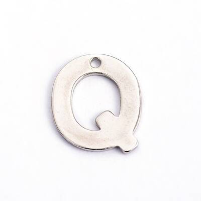 Non-Tarnish 304 Stainless Steel Letter Charms