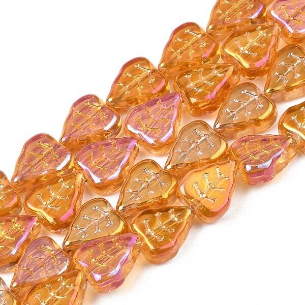 Electroplate Glass Beads Strands