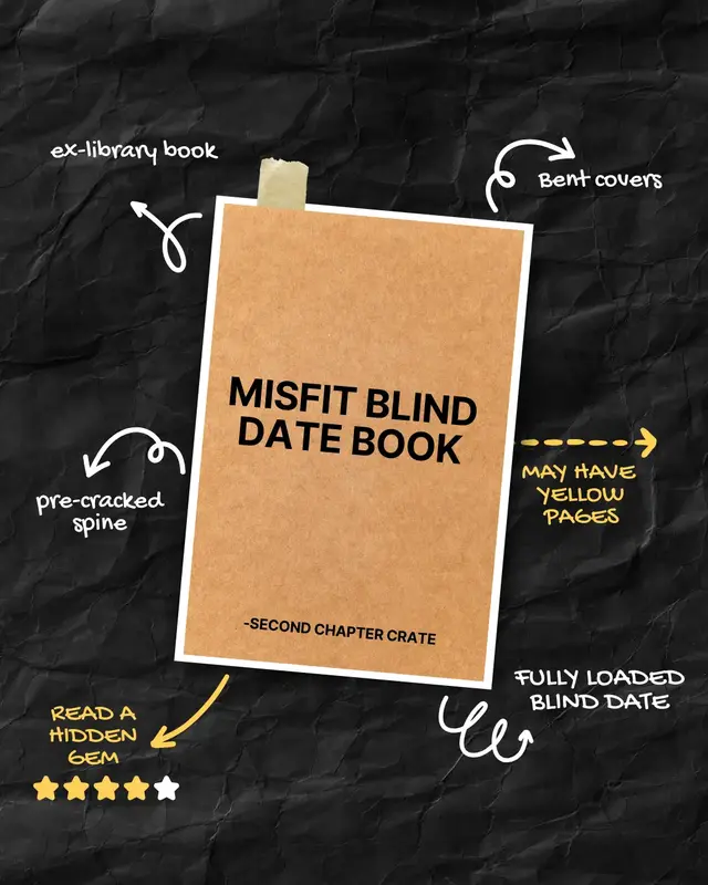 Misfit book - imperfect book Blind Date With a Book- Bookish Gifts, Booktok, Book Bundle Gifts! New Book