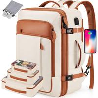 Miusse 42L Laptop Backpack XL Waterproof Luggage Bag for Men & Women with Packing Cubes, Shoe Pocket & Organized Design
