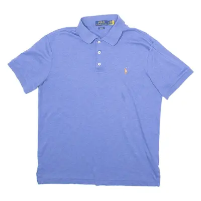 POLO RALPH LAUREN Mens Polo Shirt Blue L