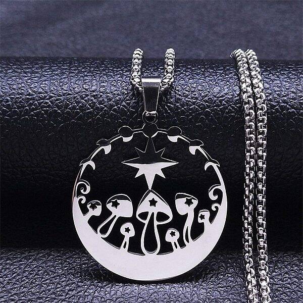 Non-Tarnish 304 Stainless Steel Pendant Necklaces