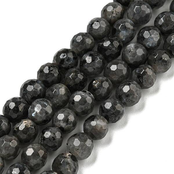 Natural Larvikite Beads Strands