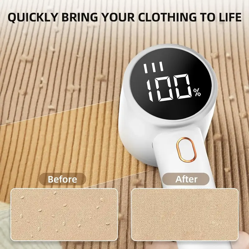 Efficient 6-Blade Portable Fabric Shaver - Travel-Friendly