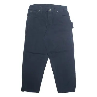 DICKIES Carpenter Cargo Mens Trousers Blue Regular Tapered W30 L26