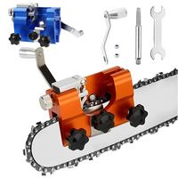 Portable Chain Saw Sharpener Kit, 1 Set Adjustable Chain Saw Sharpening Tool, Easy To Use Handheld Chain Saw Sharpener, Power...