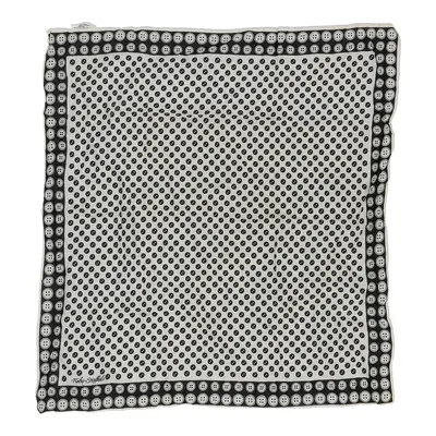 Fisba-Stoffels Polka Dot Scarf - No Size White Polyester