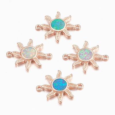 Synthetic Opal Links connectors