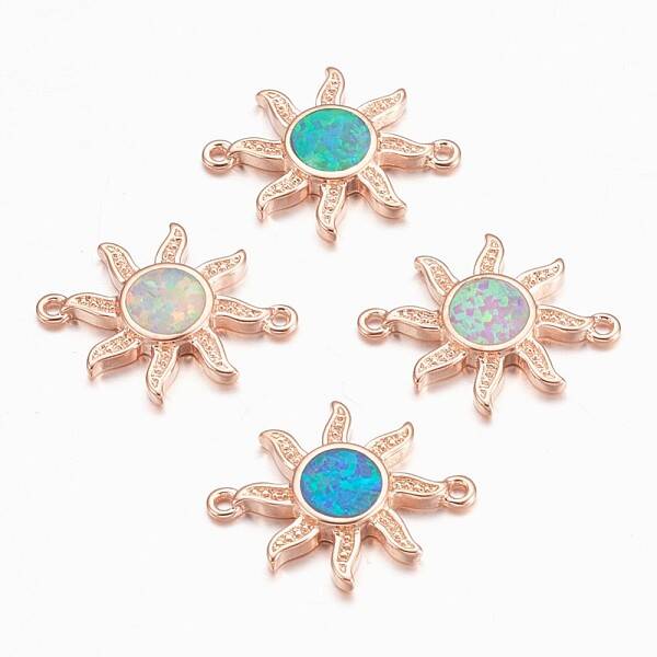 Synthetic Opal Links connectors