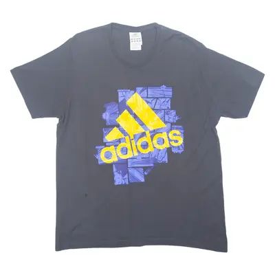 ADIDAS Mens T-Shirt Grey XL