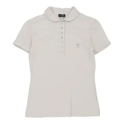Armani Jeans Polo Shirt - Small White Cotton