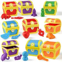 Alphabet Surprise Pirate Treasure Toy, 26pcs Alphabet Treasure Hunt Game Toy for Kids Unisex Animals & Nature Animals & Natur...