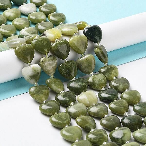 Natural Xinyi Jade/Chinese Southern Jade Beads Strands