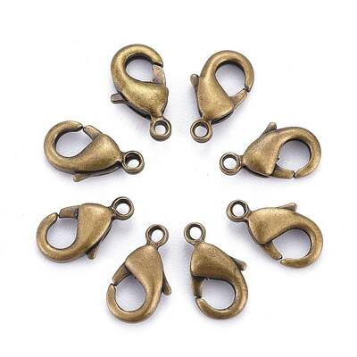 Brass Lobster Claw Clasps