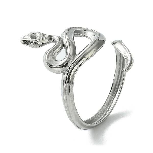 Non-Tarnish 304 Stainless Steel Open Cuff Ring