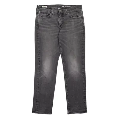 LEVI'S 511 BIG E Jeans Mens Grey Slim Straight Stone Wash W32 L30
