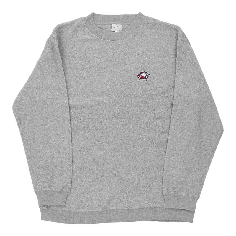 Columbus Blue Jackets Nhl NHL Sweatshirt - XL Grey Cotton
