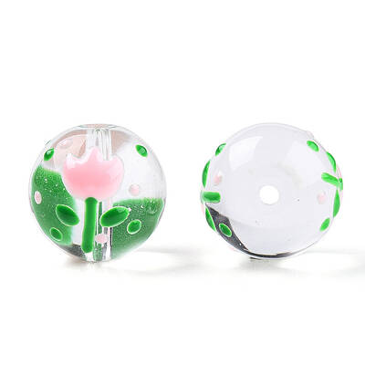 Transparent Handmade Lampwork Beads