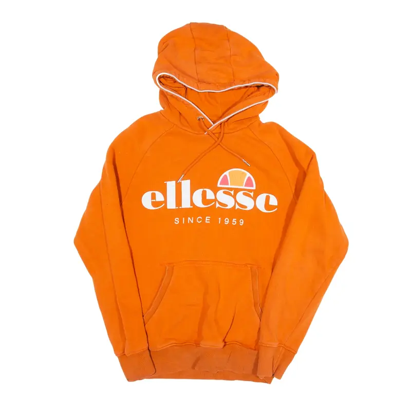 ELLESSE Hoodie Orange Pullover Boys XS