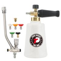 Tool Daily Foam Cannon for Pressure Washer with Double Tip Attachment, Dual Lance Wide Mouth Soap Cannon, 5 Power Washer Spra...