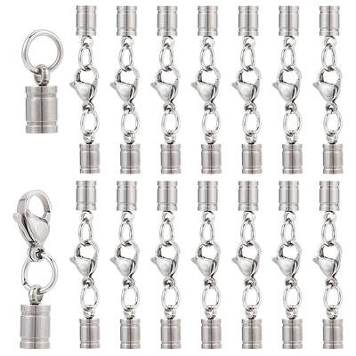 20 Sets 304 Stainless Steel Lobster Claw Clasps