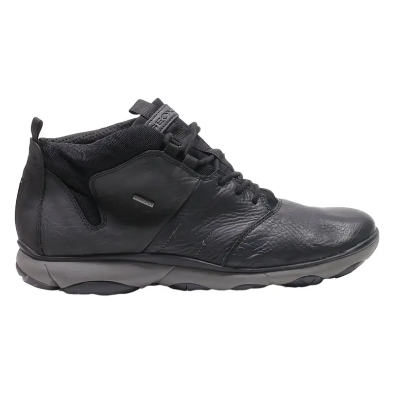 GEOX Ankle Boots Black Synthetic Mens UK 10.5