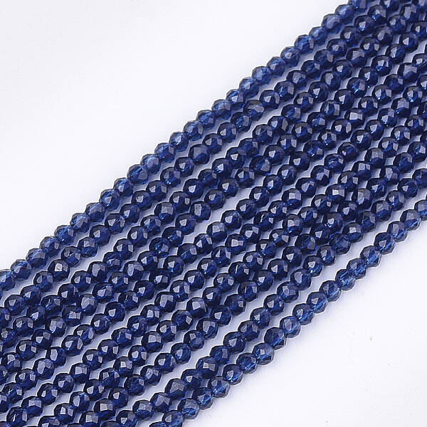 Synthetic Quartz Crystal Beads Strands