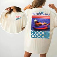 Hott3r Than A Hoochie Coochii Two Sides Tshirt Sweatshirt Hoodie, #Chattaho0chee Jacks0n Country Song, Hot Summer Shirt, Unis...
