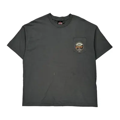 San Diego Harley Davidson Graphic T-Shirt - 2XL Grey Cotton