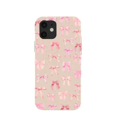 Seashell Rosy Bows iPhone 12/ iPhone 12 Pro Case