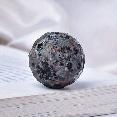 Moon Meteorite Natural Syenite Crystal Ball
