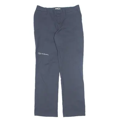 DICKIES Workwear Canvas Trousers Grey Regular Straight Womens W32 L31